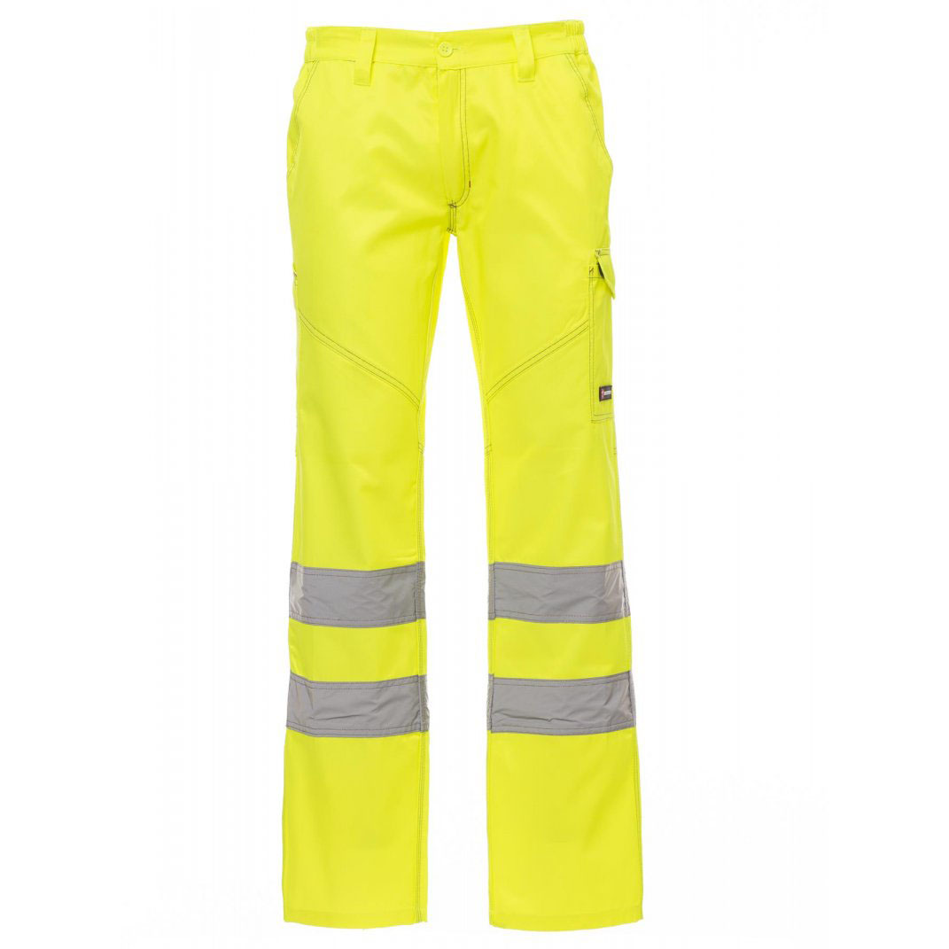 Pantalon Travail Haute Visibilité été PAYPER – Classe 2 – 64% Polyester 33% Coton – Bicolore, élastique Côtés