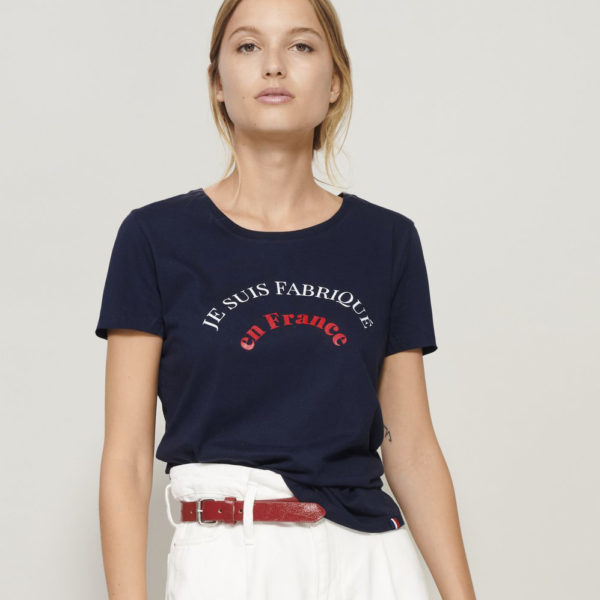 TEE-SHIRT FEMME COL ROND MADE IN FRANCE