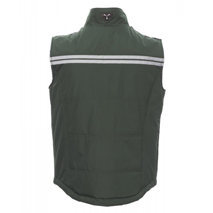 Giacca Senza Maniche Invernale PAYPER Gilet Unisex Mig 2.0 (XXL - Nero/Steel Grey) Anche Con Ricamo E Stampa Chiusura A Cerniera - 11